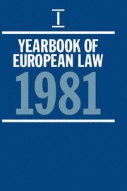 Yearbook of European Law 1981
