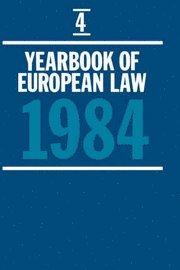 Yearbook of European Law 1984