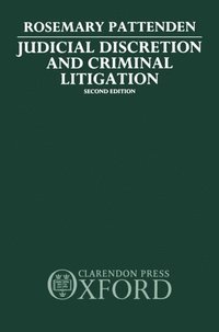 bokomslag Judicial Discretion and Criminal Litigation