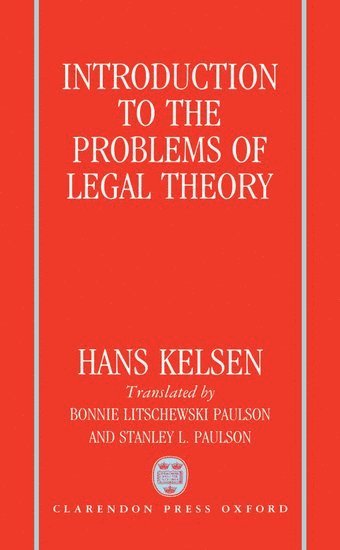 bokomslag Introduction to the Problems of Legal Theory