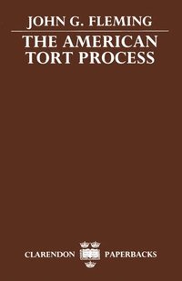 bokomslag The American Tort Process