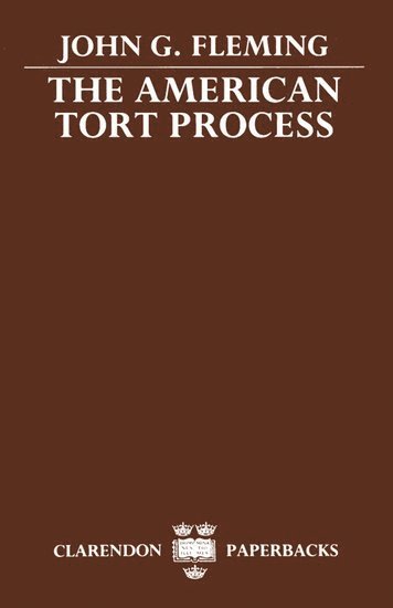 bokomslag The American Tort Process