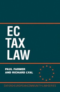 bokomslag EC Tax Law