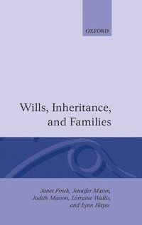 bokomslag Wills, Inheritance and Families