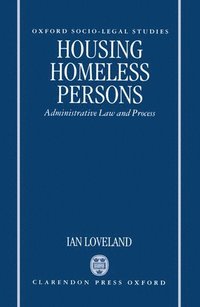 bokomslag Housing Homeless Persons