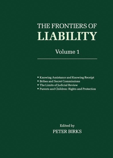 Frontiers of Liability: Volume 1 1