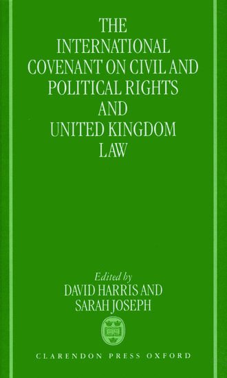 bokomslag The International Covenant on Civil and Political Rights and United Kingdom Law