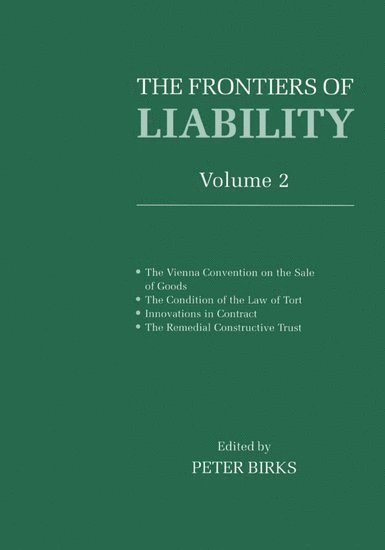 Frontiers of Liability: Volume 2 1