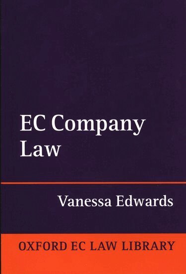 Vanessa Edwards - EC Company Law, Inbunden
