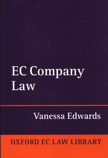 bokomslag EC Company Law