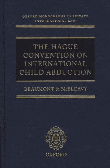 bokomslag The Hague Convention on International Child Abduction