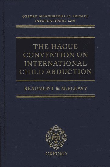 bokomslag The Hague Convention on International Child Abduction