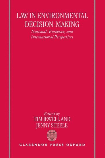 bokomslag Law in Environmental Decision-Making