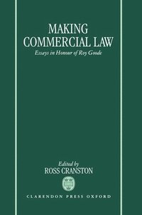 bokomslag Making Commercial Law