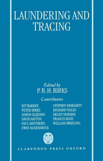 Birks, Peter Birks - Laundering and Tracing, Inbunden