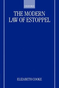 bokomslag The Modern Law of Estoppel