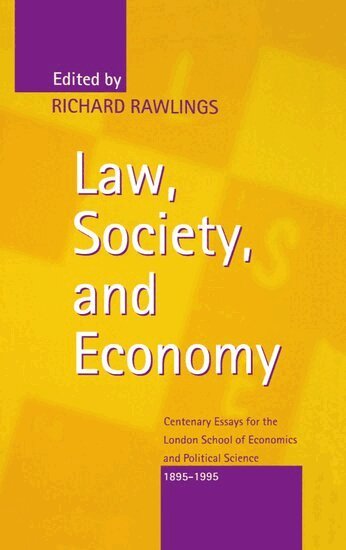 Richard Rawlings, Richard Rawlings - Law, Society, and Economy, Inbunden