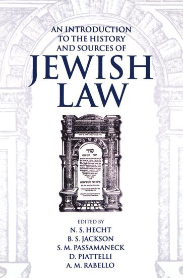 bokomslag An Introduction to the History and Sources of Jewish Law