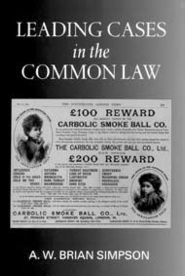 bokomslag Leading Cases in the Common Law