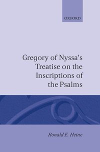 bokomslag Gregory of Nyssa's Treatise on the Inscriptions of the Psalms