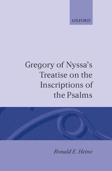 bokomslag Gregory of Nyssa's Treatise on the Inscriptions of the Psalms