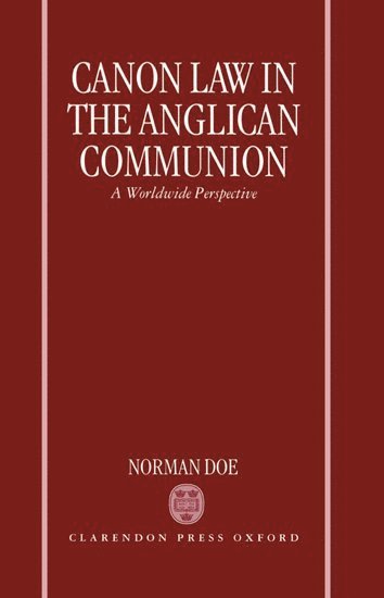 bokomslag Canon Law in the Anglican Communion