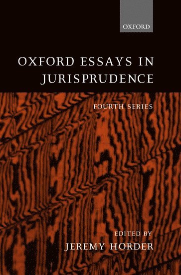 Oxford Essays in Jurisprudence: Fourth Series 1