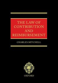 bokomslag The Law of Contribution and Reimbursement