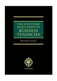 bokomslag The Statutory Regulation of Business Tenancies