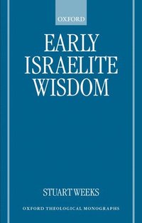 bokomslag Early Israelite Wisdom