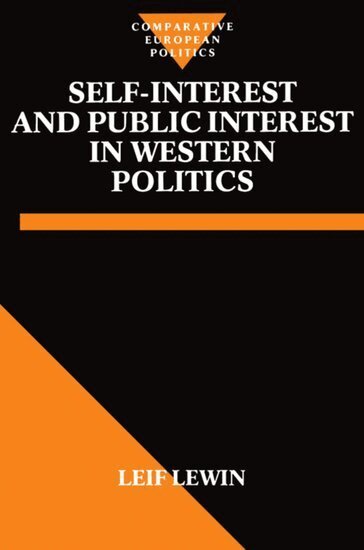 Lewin - Self-Interest and Public Interest in Western Politics, Häftad
