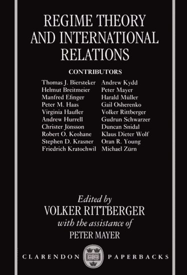 Regime Theory and International Relations