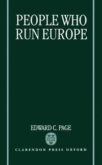 bokomslag People Who Run Europe