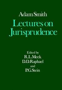 bokomslag The Glasgow Edition of the Works and Correspondence of Adam Smith: V: Lectures on Jurisprudence