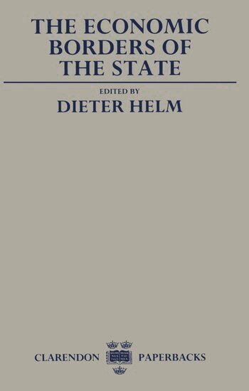 Dieter Helm - The Economic Borders of the State, Häftad