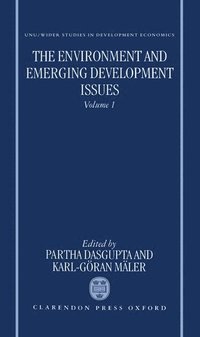 bokomslag The Environment and Emerging Development Issues: Volume 1