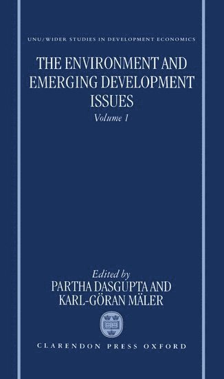 bokomslag The Environment and Emerging Development Issues: Volume 1