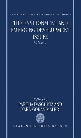 bokomslag The Environment and Emerging Development Issues: Volume 1