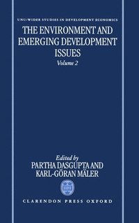 bokomslag The Environment and Emerging Development Issues: Volume 2