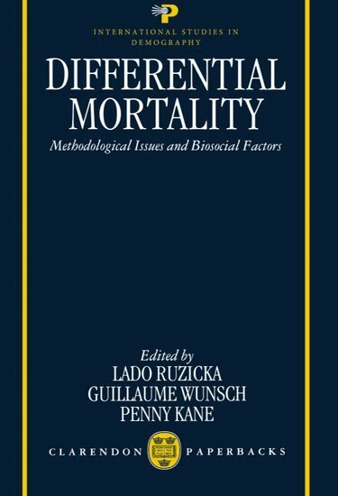 Lado Ruzicka, Guillaume Wunsch, Penny Kane - Differential Mortality, Häftad