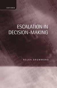 bokomslag Escalation in Decision-Making