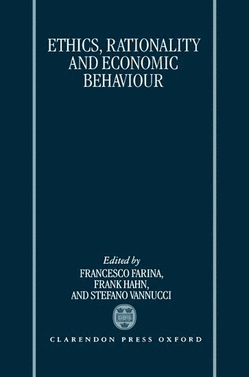 bokomslag Ethics, Rationality, and Economic Behaviour