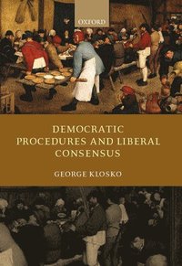 bokomslag Democratic Procedures and Liberal Consensus