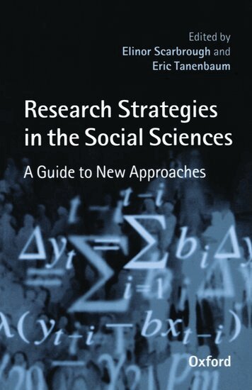 Elinor Scarbrough, Eric Tanenbaum - Research Strategies in the Social Sciences, Häftad