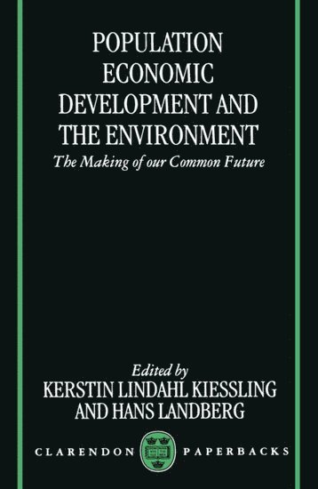 bokomslag Population, Economic Development, and the Environment