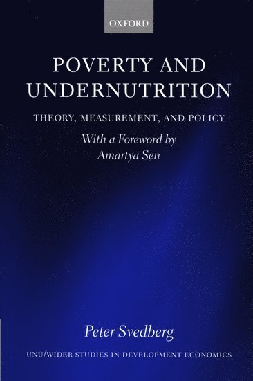 bokomslag Poverty and Undernutrition
