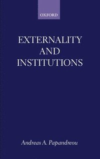 bokomslag Externality and Institutions