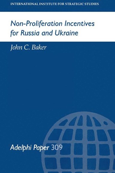 bokomslag Non-Proliferation Incentives for Russia and Ukraine