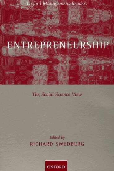 Swedberg, Richard Swedberg - Entrepreneurship, Inbunden