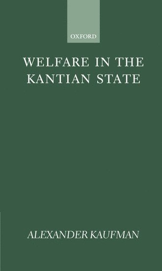 bokomslag Welfare in the Kantian State